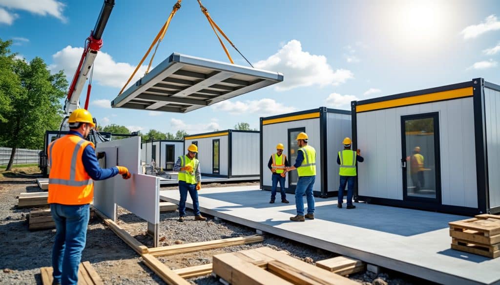 Conception et installation d&rsquo;hébergements temporaires