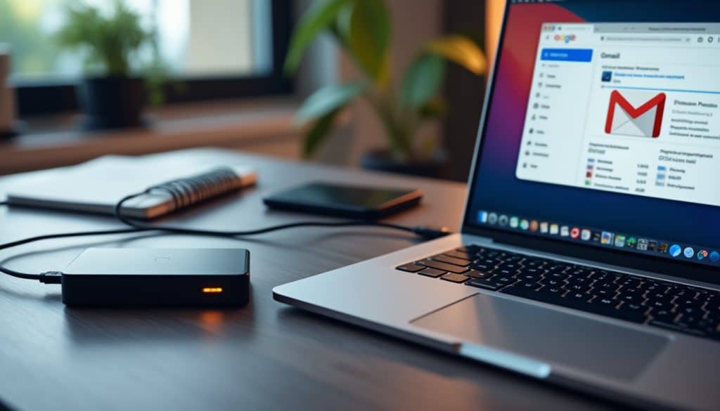 Sauvegarder mail gmail sur disque dur : réglages et dépannage